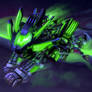 Commission - Neon Blade Liger