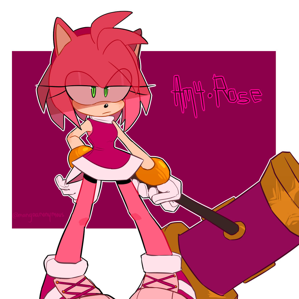 Amy Rose Rouk Amy Rose by Mangaanonymous on DeviantArt
