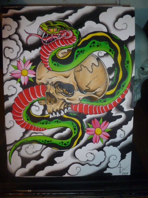 skull and snake final