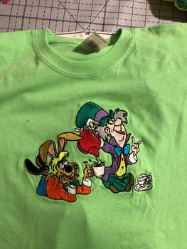 Embroidered Mad Hatter
