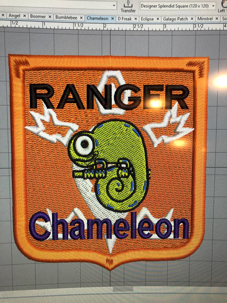 Custom Ranger Badge Ranger badge Chamelion by thelight1122 on DeviantArt