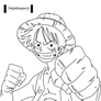 Monkey D. Luffy - One Piece | Lineart