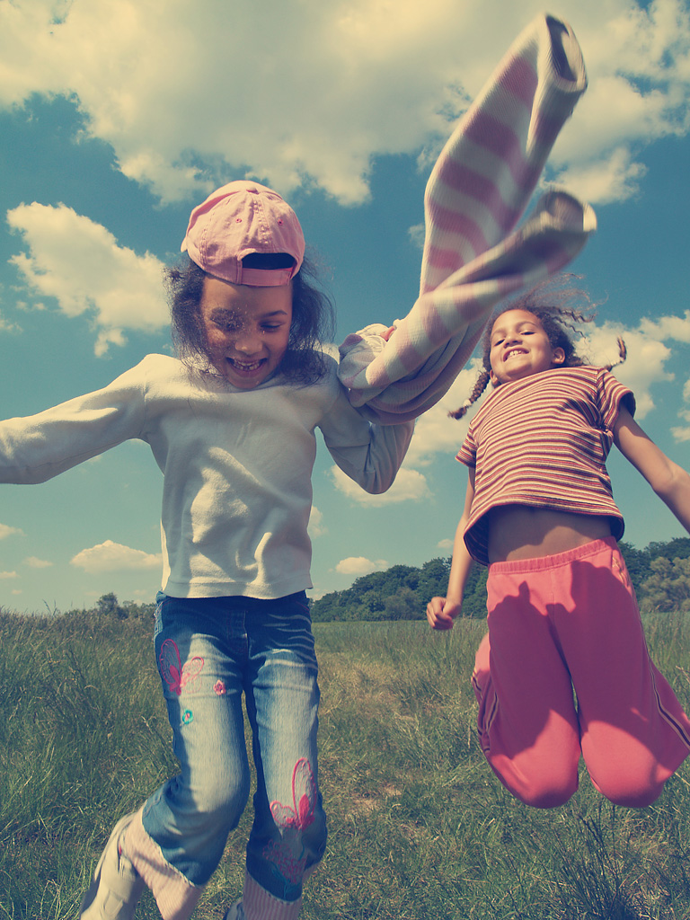 jumping sisters