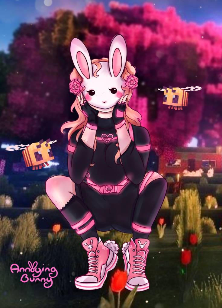 My minecraft oc by AnnoyingBunnyX on DeviantArt