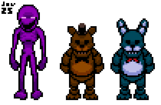 Fnaf 3 - Minigame Sprites by daunderspriter on DeviantArt