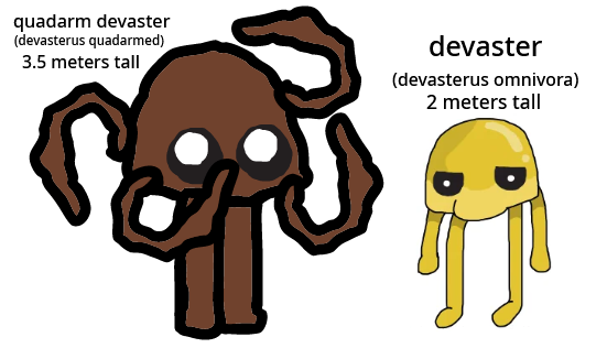 devaster and quadarm devaster (3D)