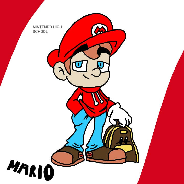 Mario Nintendo High School by SuperNicco on DeviantArt