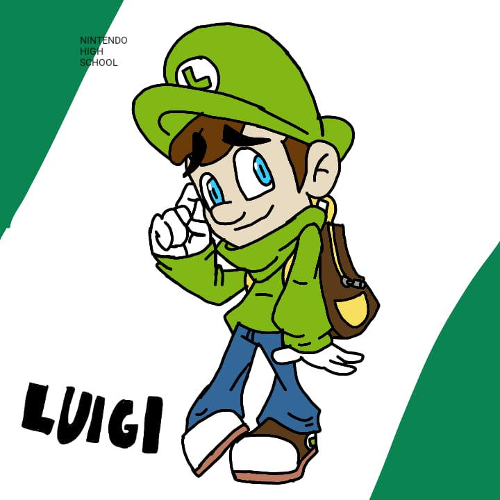 Luigi Nintendo High School by SuperNicco on DeviantArt