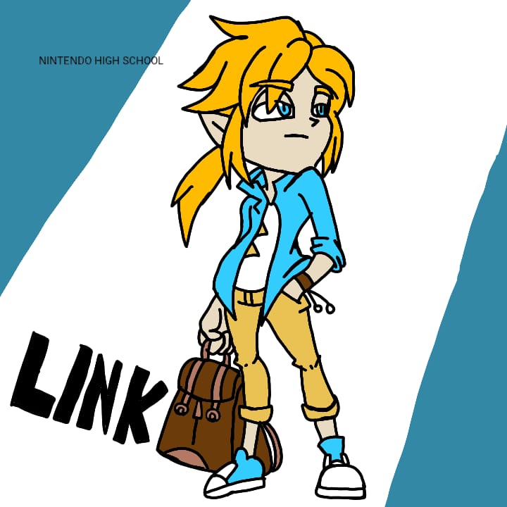 Link Nintendo High School by SuperNicco on DeviantArt