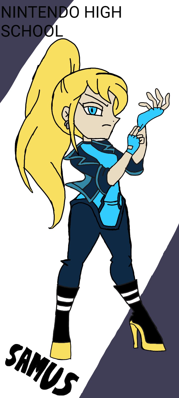 Samus Nintendo High School by SuperNicco on DeviantArt