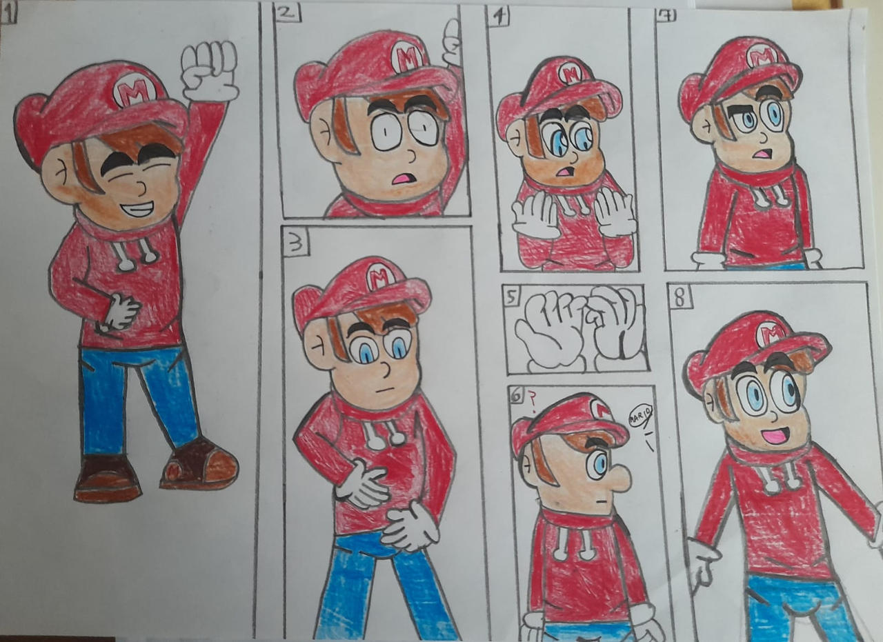 Nintendo High School Mario Mini Comic by SuperNicco on DeviantArt