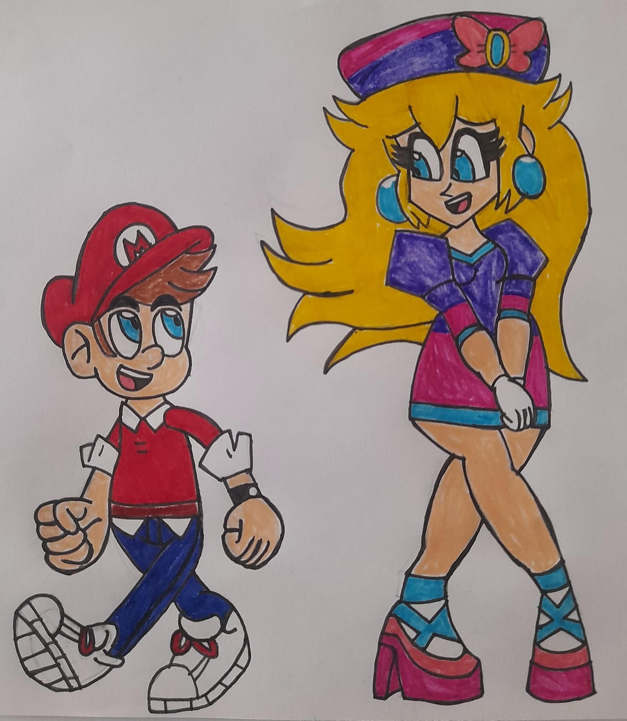 NINTENDO HIGH APPUNTAMENTO TRA MARIO E PEACH by SuperNicco on DeviantArt