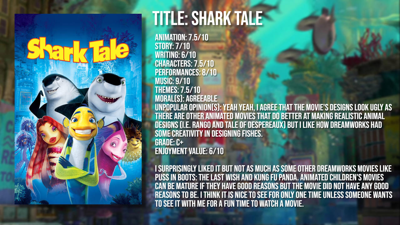QUICK REVIEW: Shark Tale by GentleAir on DeviantArt