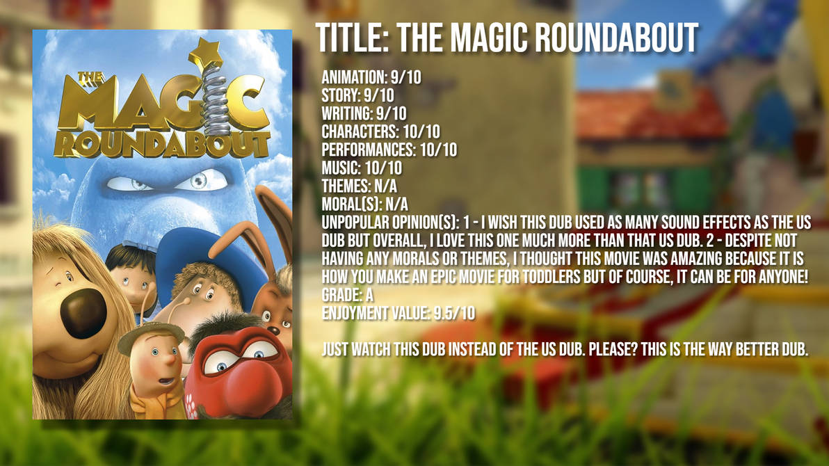 QUICK REVIEW REMAKE: The Magic Roundabout by GentleAir on DeviantArt