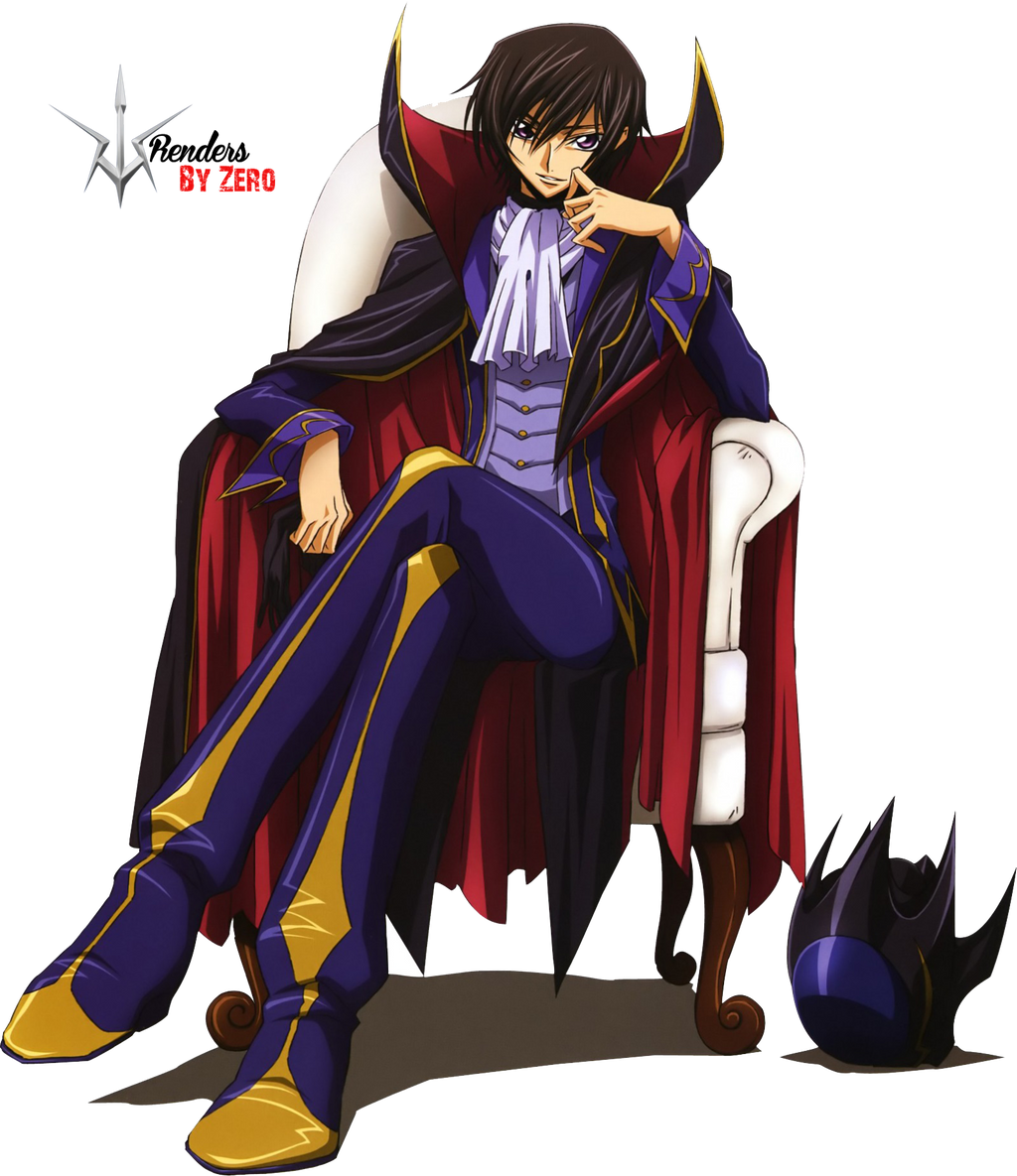 Code Geass Prince Code Geass Lelouch Render by Zero961221 on DeviantArt
