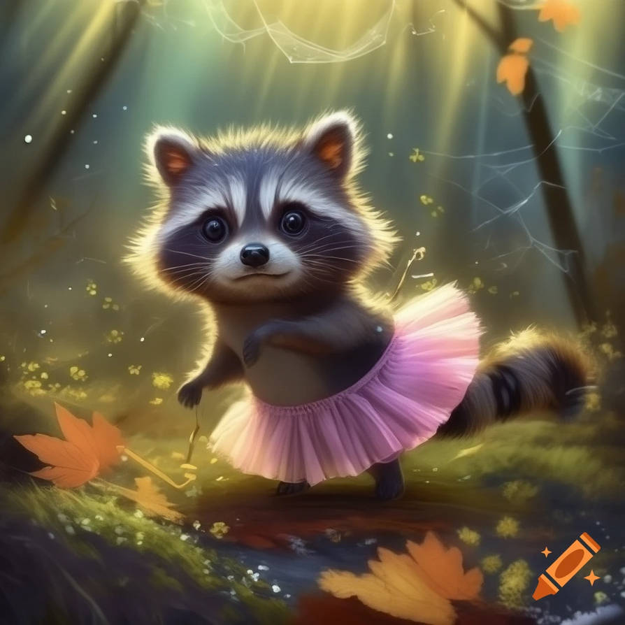 Tuttle Raccoon Raccoon In A Tutu by koopo456 on DeviantArt