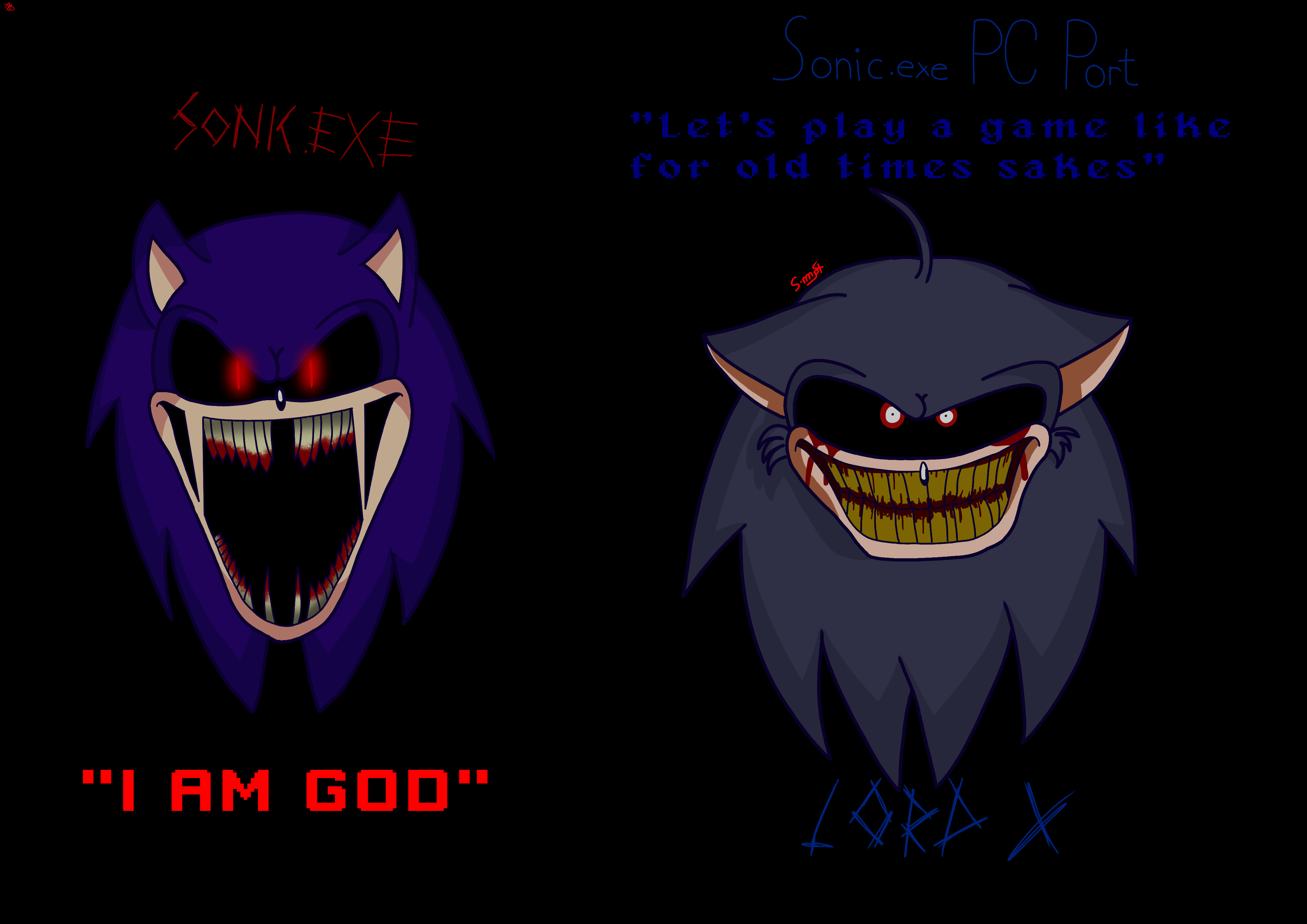 🔴 RAP DO SONIC.EXE I AM GOD, CREEPYPASTA/SONIC.EXE