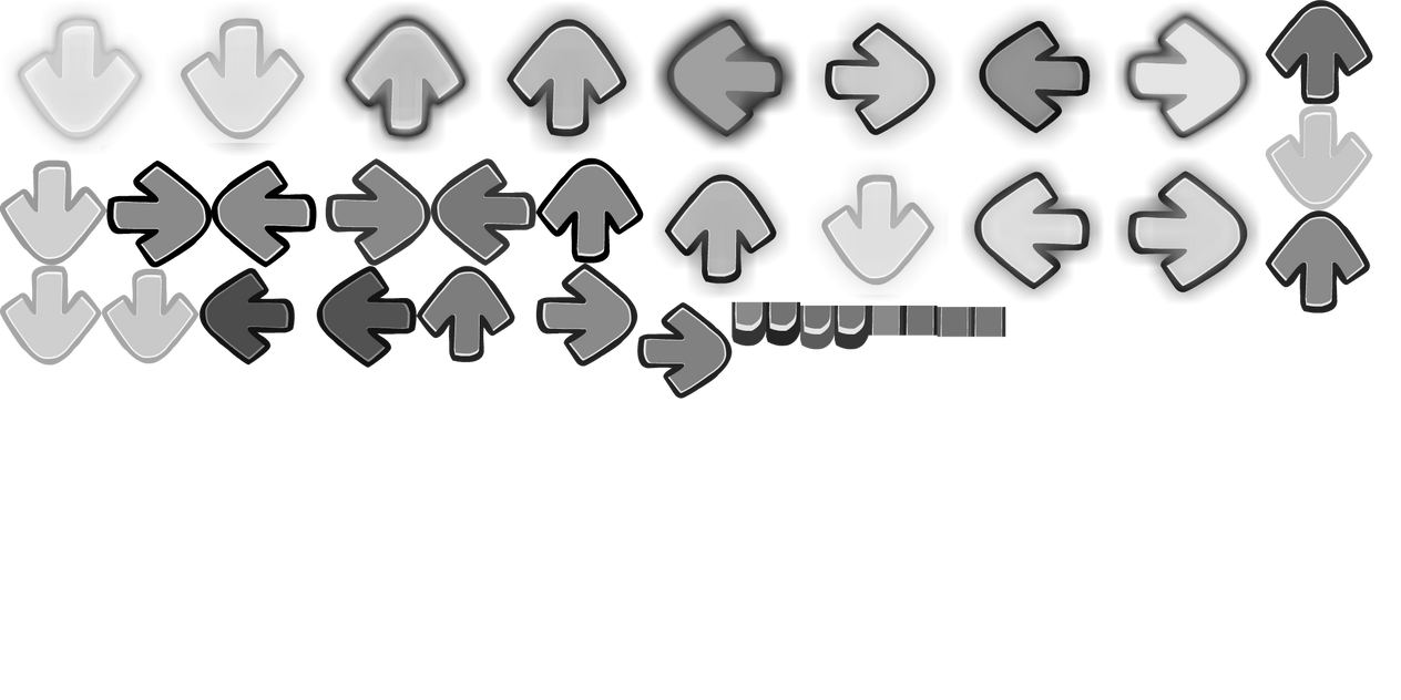 FNF vs Chara - Note assets by Subject-mp4 on DeviantArt