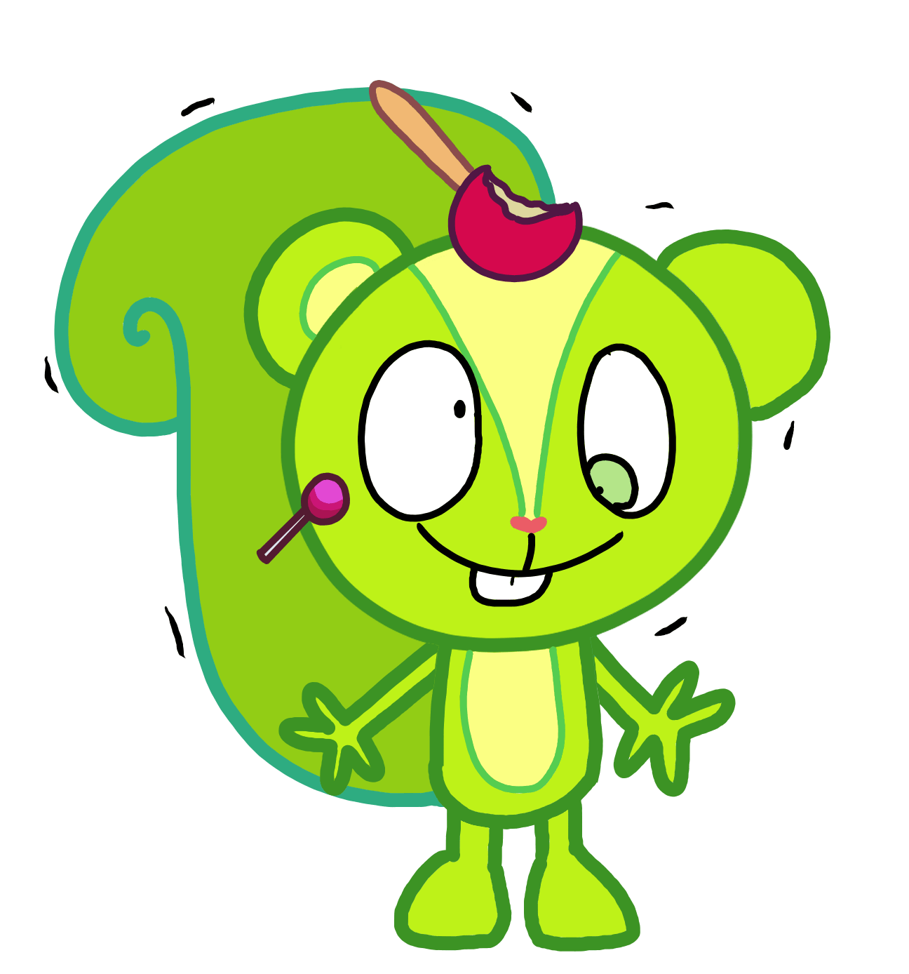 Happy Tree Friends Nutty Gif