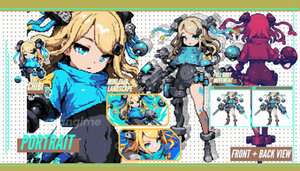 SOLD Character Design - Gadget Hacker Girl