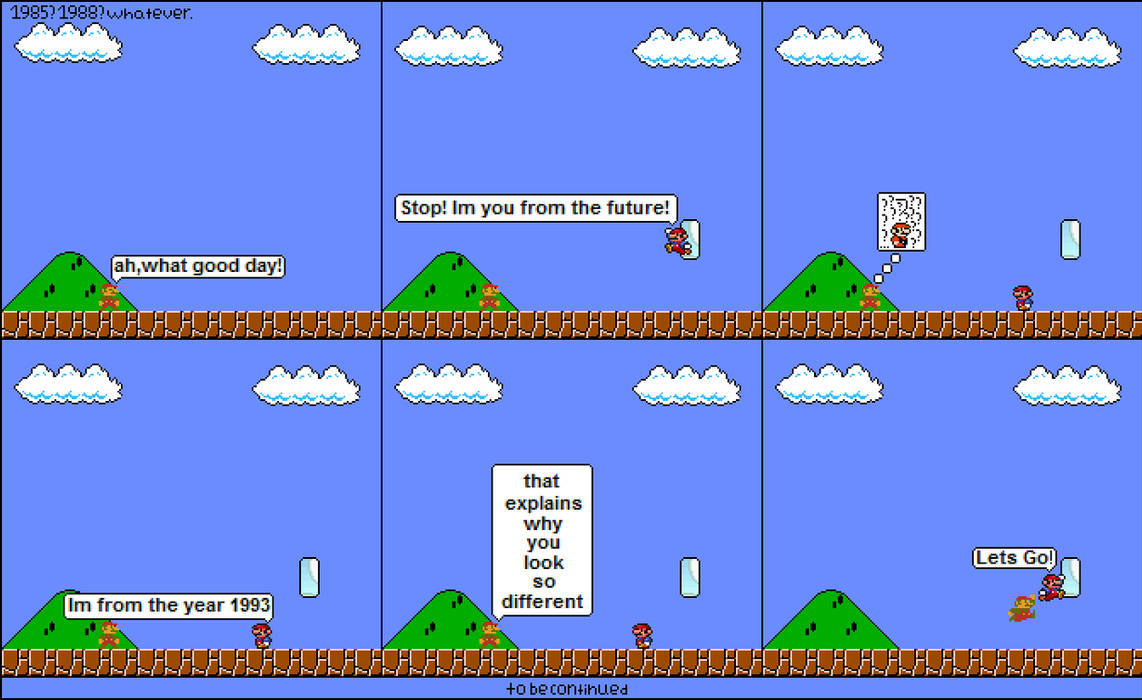 SMB1 Mario meets his SNES counterpart (2019) by SonicF64 on DeviantArt