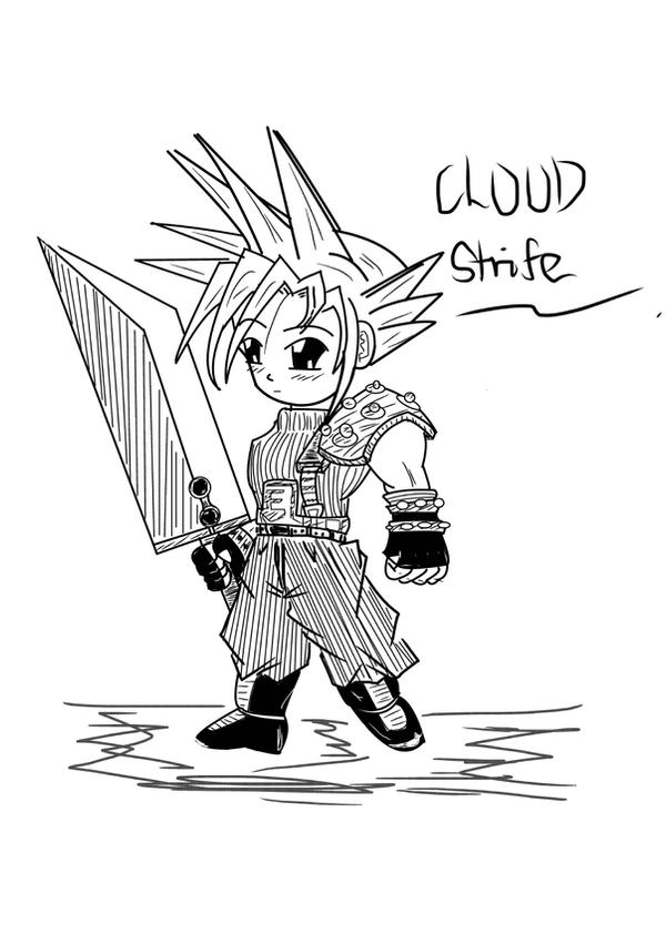 cloud strife by wudangkid on DeviantArt