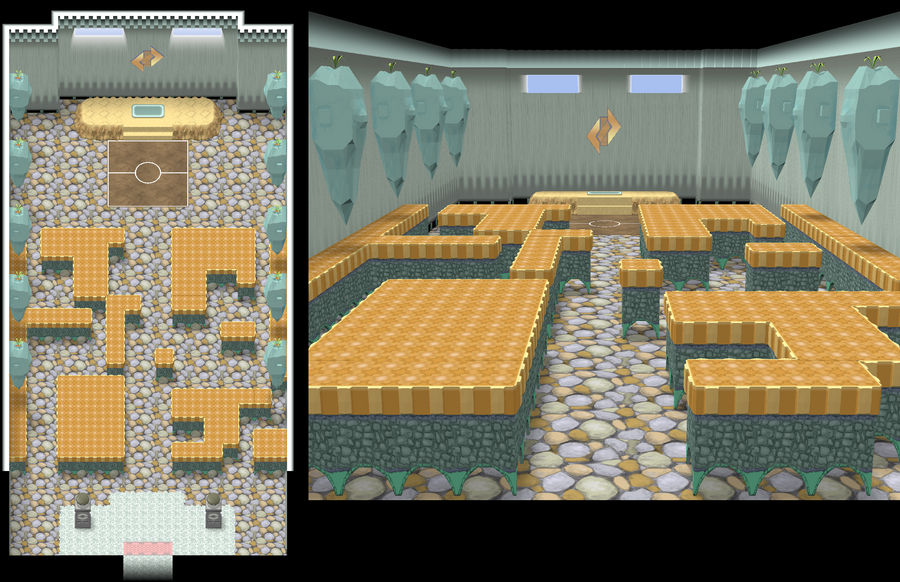 Rustboro Gym - remake by RebelliousTreecko on DeviantArt