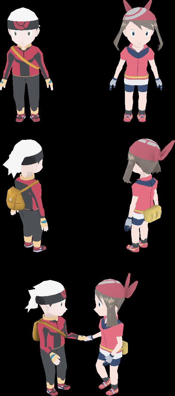 Omega Ruby/ Alpha Sapphire - player characters