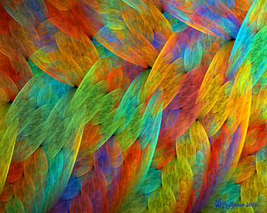 Feathers of the Rainbow Bird