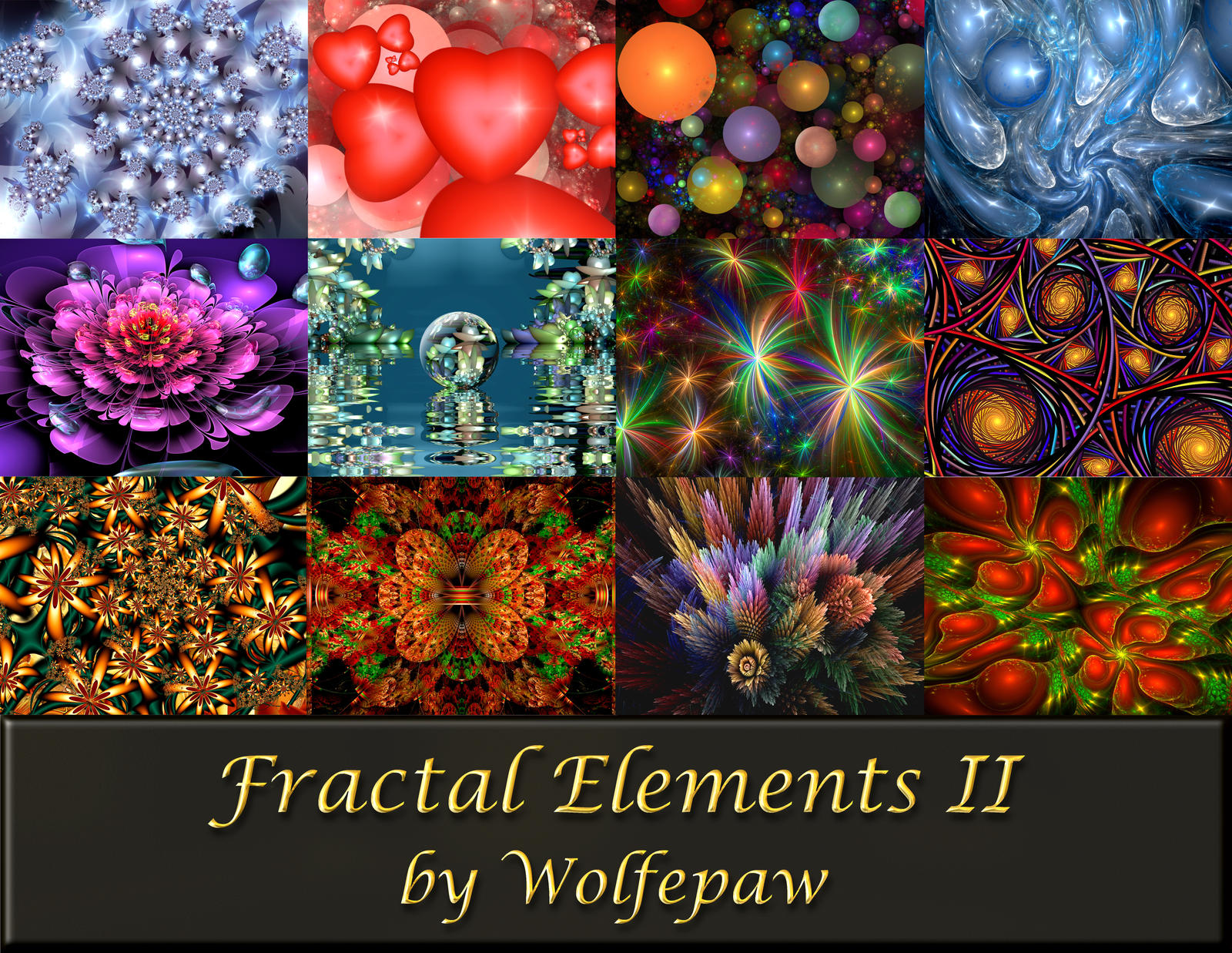 Fractal Elements II Calendar by wolfepaw on DeviantArt