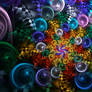 Rainbow Rosoni Bubble Spiral