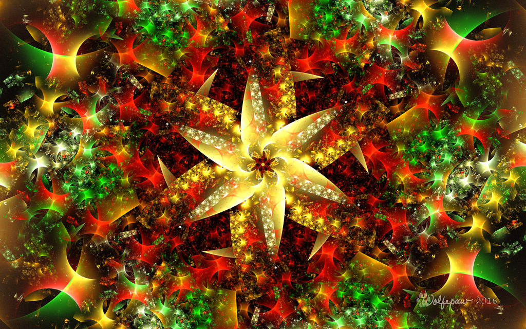 Christmas Sparkle Star by wolfepaw Christmas Sparkle Star by wolfepaw