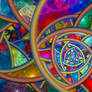 Stained Glass Spirals