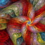 Textured Color Spiral