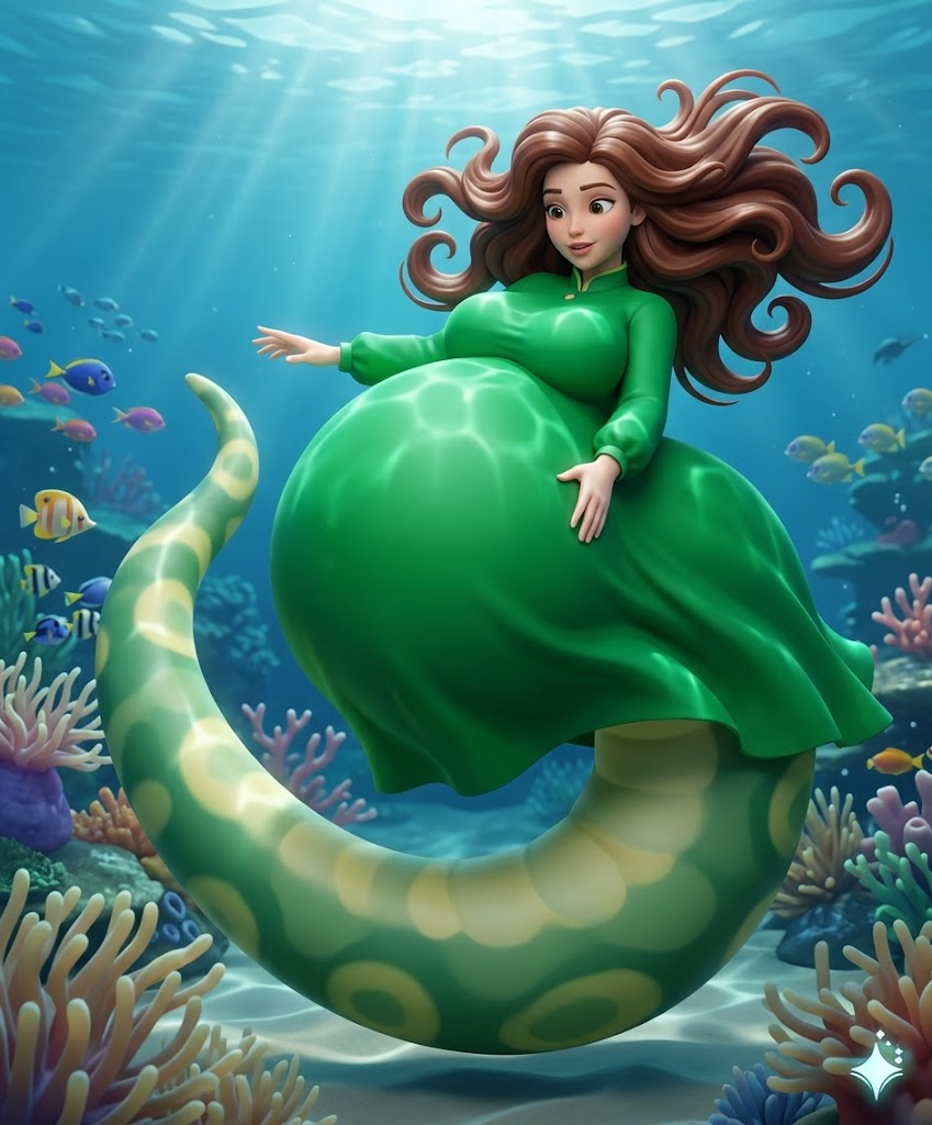 Mer Snake Gemini 3D mer-snake by newbays01 on DeviantArt