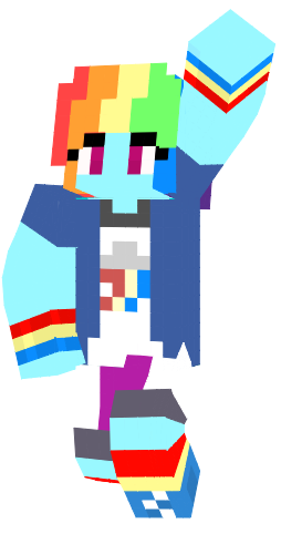 MLP Equestria Girls - Rainbow Dash | MineCraft