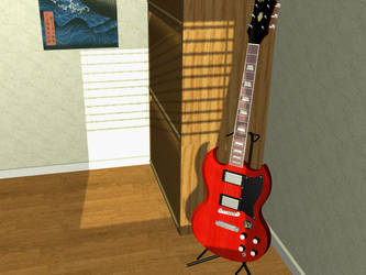 Renderd Room Epiphone SG