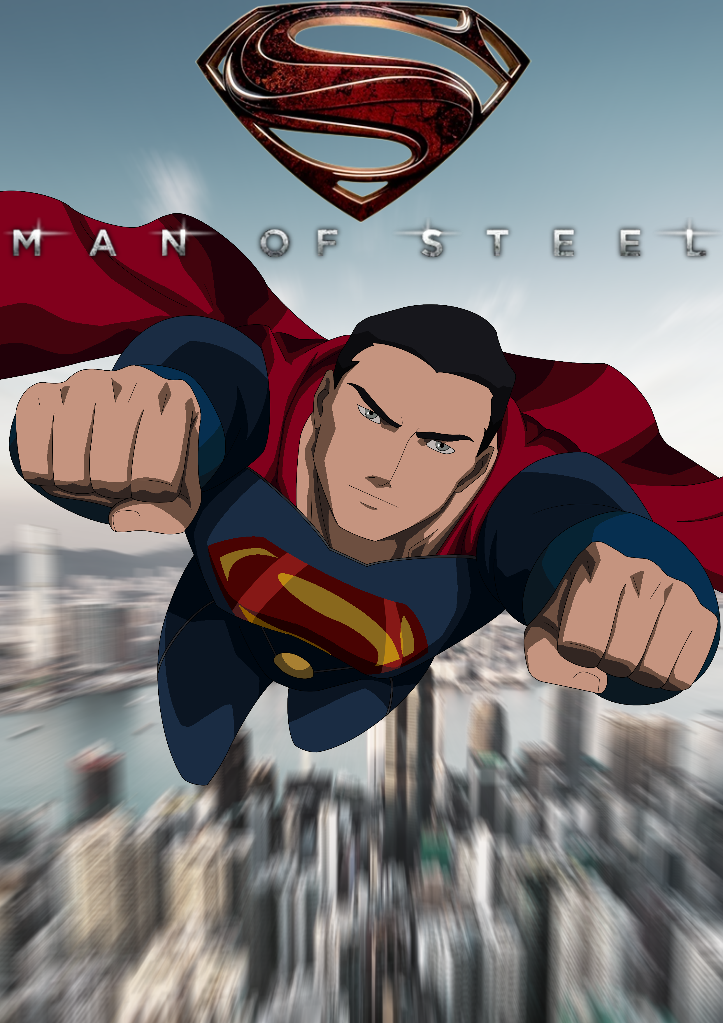 Man of Steel Poster by Axel-Droga on DeviantArt