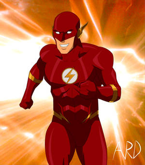 Wally West Flash in the Speedforce