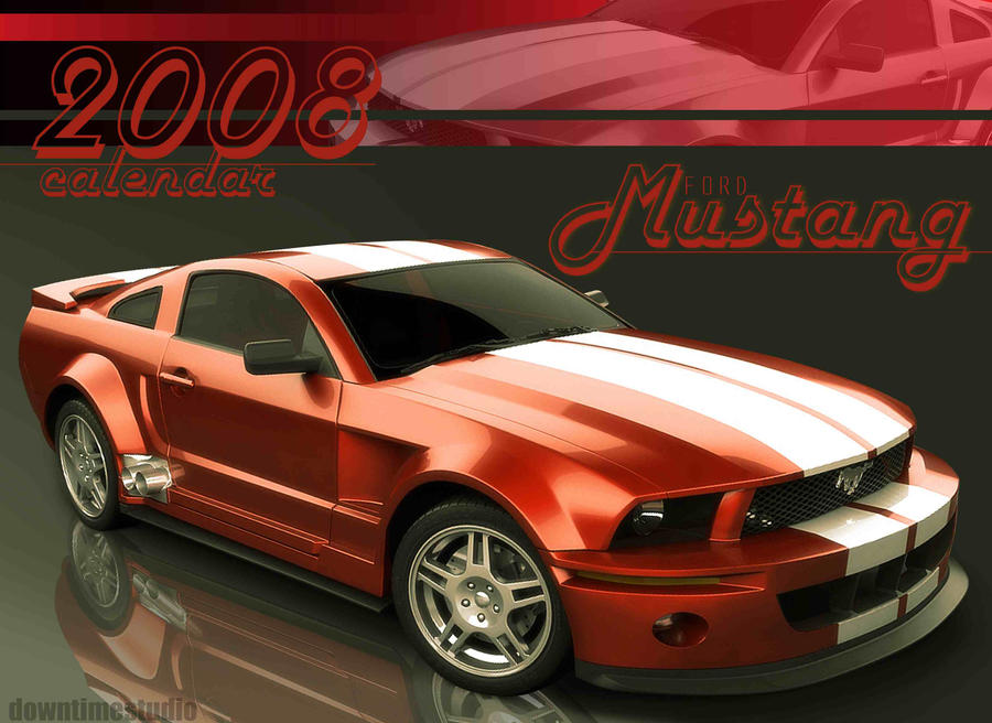 mustang calendar by downtimestudio on DeviantArt