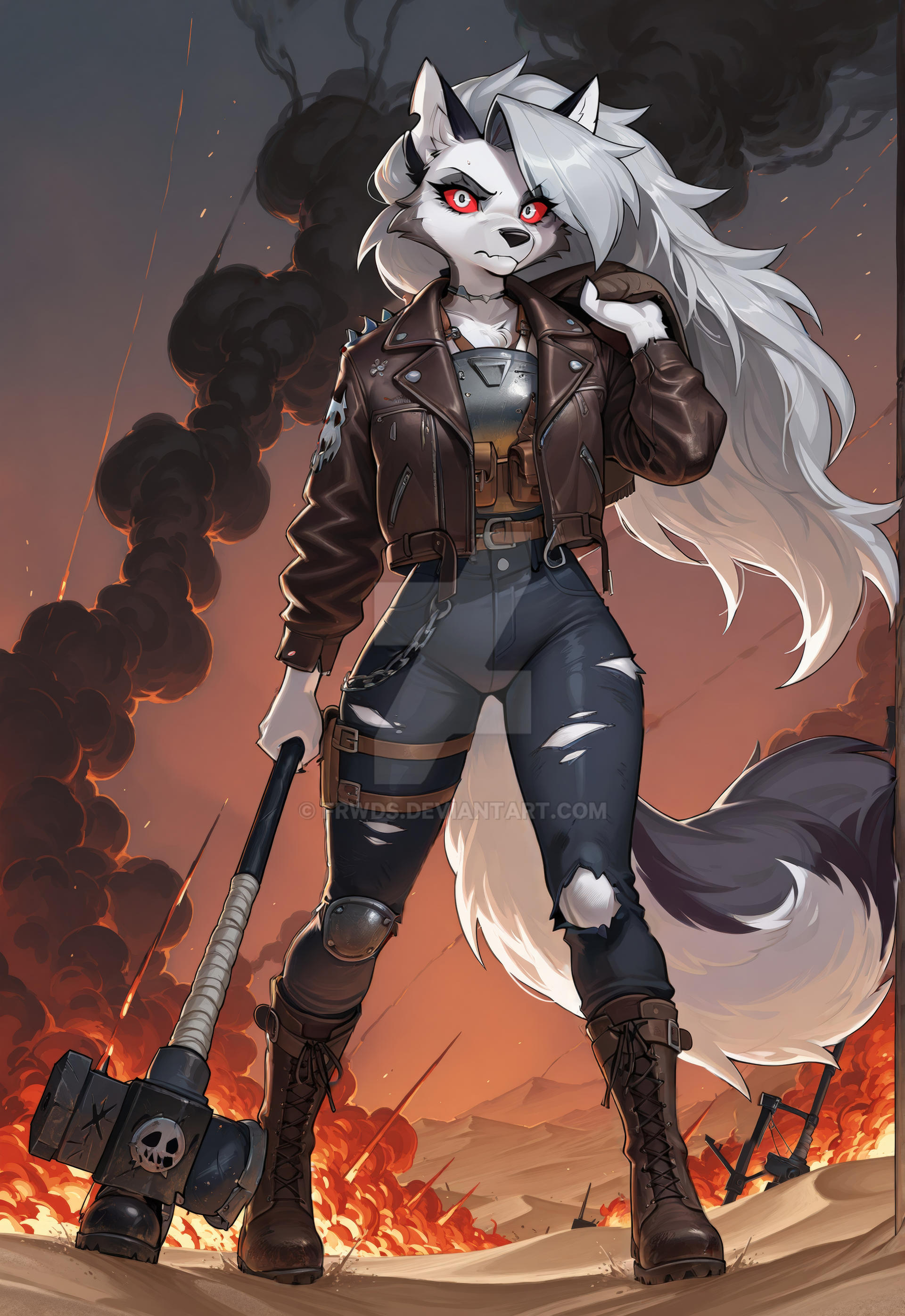 Loona Fallout Loona - Queen of the Apocalypse by FRWDS on DeviantArt