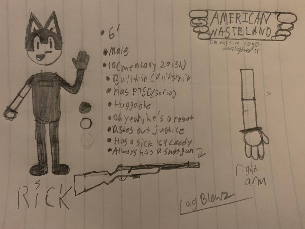 Rick Rig Sheet Rick ref sheet by LagBlowz on DeviantArt