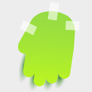 Free Vector #262: Hand-Shaped Sticky Note by cristina012 on DeviantArt