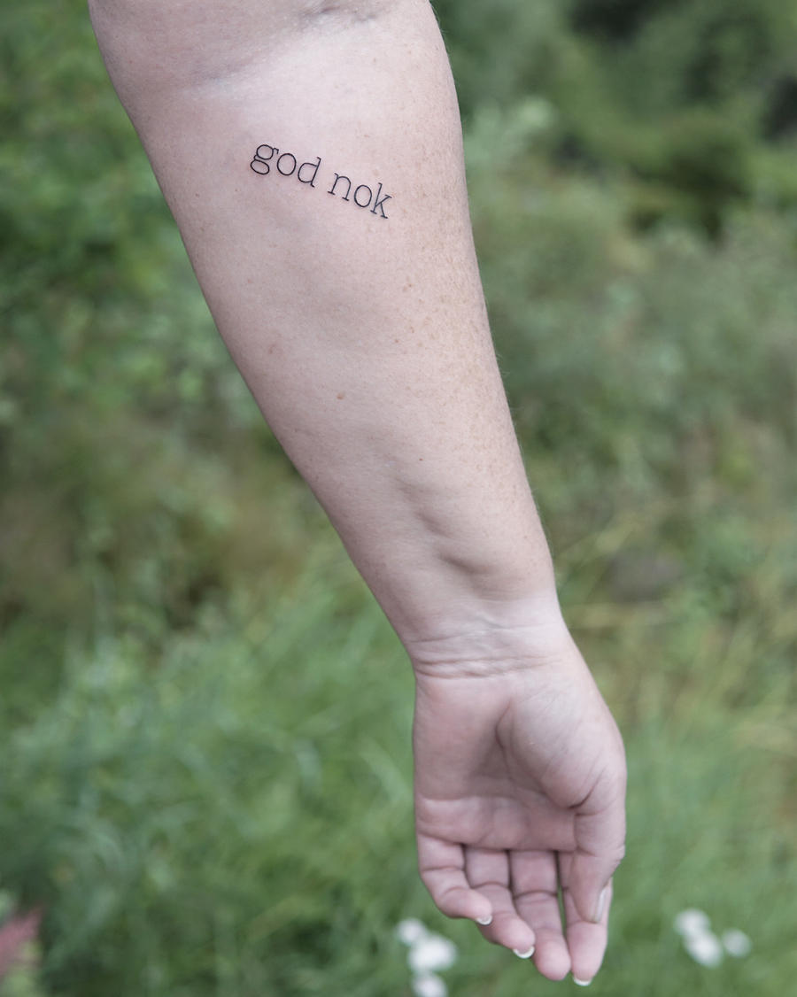 GOOD ENOUGH - Tattoo by sHavYpus on DeviantArt