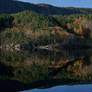 REFLECTION IN FOLDFJORDEN, NORWAY