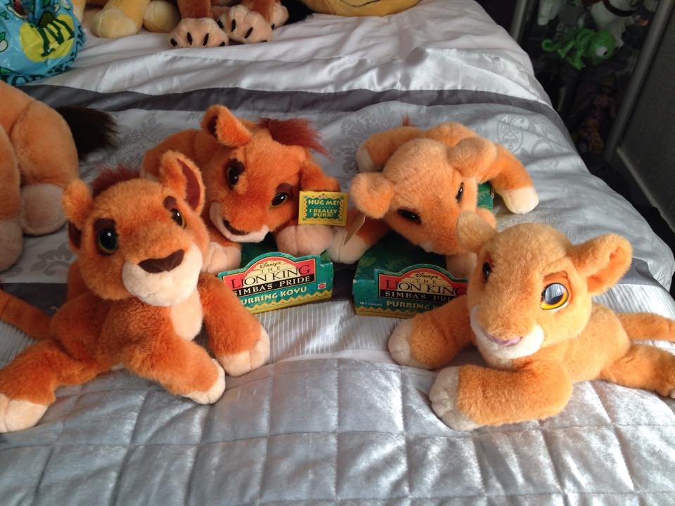 Lion King Purring Kiara And Kovu Plushies