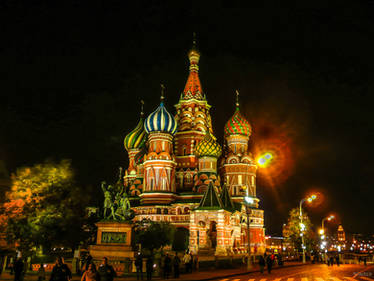 Beauty at night -  to all my Russian friends