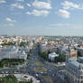 Magritte sky - Bucharest morning