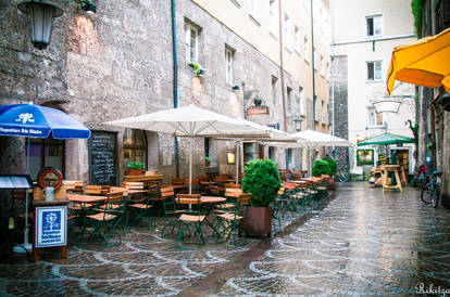 Rain in Innsbruck