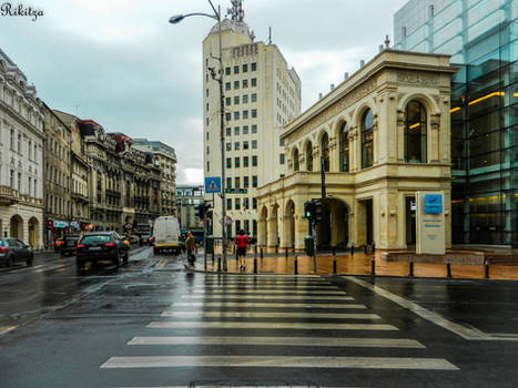 After rain in Bucharest